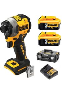 Dewalt DCF850P2T-QW 18V 5.0Ah Li-Ion Çift Akülü Profesyonel Kömürsüz Darbeli Tornavida