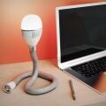 BLACK+DECKER BDCFSL01 Black + Decker Snake Light 2 Ayar Kademeli Esnek ve Şarj Edilebilir Lamba, Yılan Işık