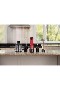 Black+Decker BCKM1014KR-QW Kitchen Wand 4 Parça Kablosuz El Blender Seti