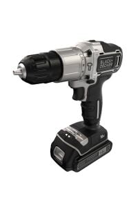 Black+Decker Silver Series BDCHD18SC2K-QW 18V 1.5Ah Çift Batarya Darbeli Matkap + Aksesuar (Kitbox)