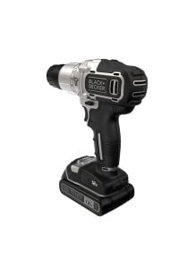 Black+Decker Silver Series BDCHD18SC2K-QW 18V 1.5Ah Çift Batarya Darbeli Matkap + Aksesuar (Kitbox)