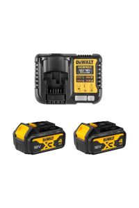 Dewalt DCG407M2T-QW 18V XR Kömürsüz Avuç Taşlama 2x4.0AH Akü + Tstak Çanta Set