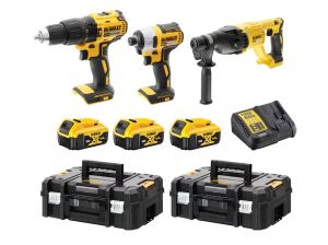 Dewalt Dewalt DCK369M3T 18V XR 4.0AH LI-ION Kömürsüz Kombinasyon 3 Parça Kit