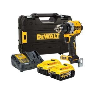 Dewalt DCD800P2T 18V 5.0AH Li-Ion Kömürsüz Çift Akülü Darbesiz Matkap