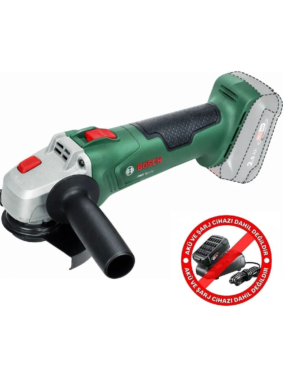 Bosch Pws 18V-70 (115 mm) Akülü Avuç Taşlama Makinesi 0,5 W Güç Özellikleri ve Yüksek Performans