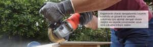 Black + Decker BEG010-QS BEG010 açılı taşlama makinesi (710 W, 115 mm disk çapı, sıfır gerilim şalteri, yumuşak başlatma, kaymaz gövde sapı, taşlama, ayırma, pas giderme)