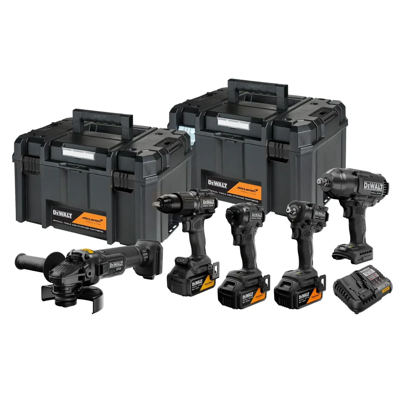 Dewalt DCK5222MP3T-QW  3x5AH 18V Mclaren 5'li Akülü Profesyonel Set